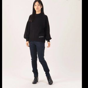 Agnes B. Black Crewneck Sweater